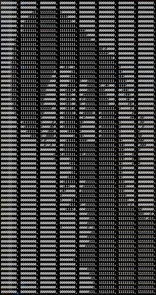 Using Bitwise Operations to Create a Byte Array Representation of a Black and White Image